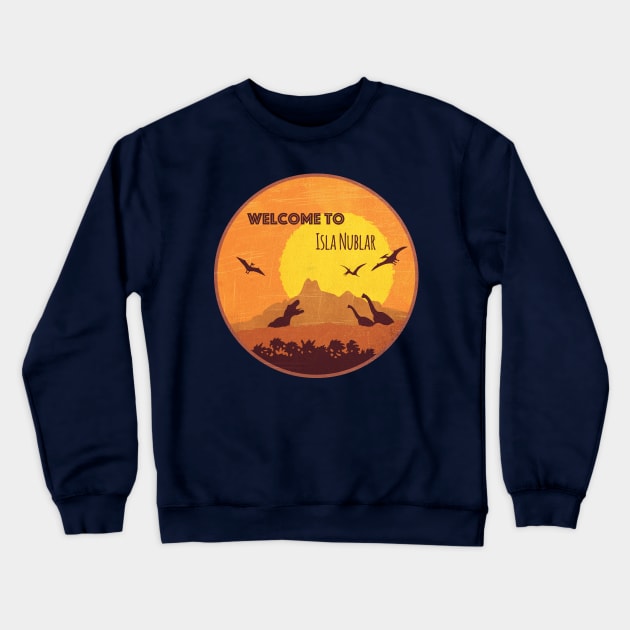 Welcome to Isla Nublar v2 Crewneck Sweatshirt by mycool